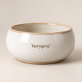 Voryqeva™ Round Ceramic Flower Arrangement Vessel image 01