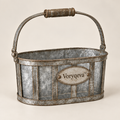 Voryqeva™ Vintage Metal Carrying Flower Basket image 01