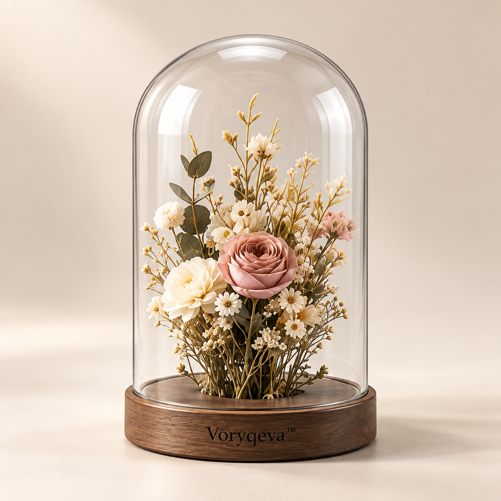 Voryqeva™ Clear Glass Dried-Flower Display Cover image 01